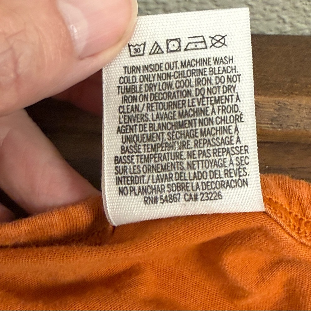 PINK Victoria’s Secret UT Burnt Orange Tank L | College Game Day Graphic Top - Picture 7 of 8
